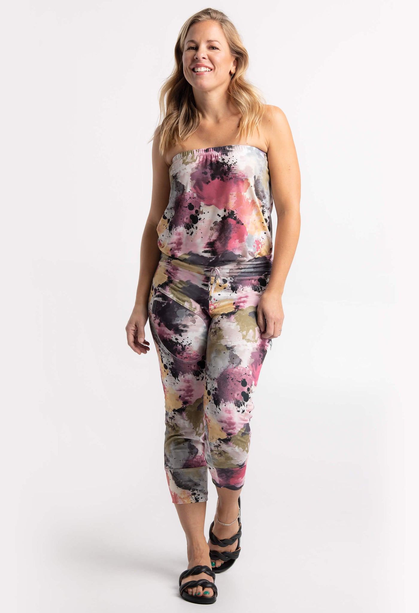 Transformable Tube Top with Vibrant Print - Creative Maélis - Travel Collection